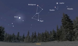 סיריוס והפליאדות - כוכבי שבת