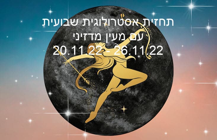 תחזית שבועית 20.11.22