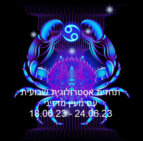 תחזית שבועית 18.06.23