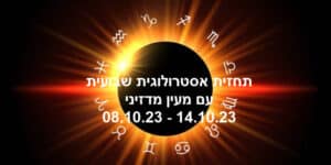 תחזית שבועית 08.10.23