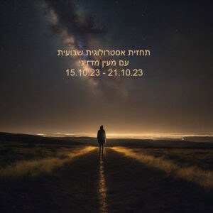 תחזית שבועית 15.10.23