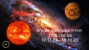 תחזית שבועית 12.11.23