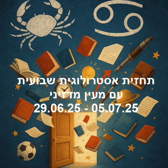 תחזית שבועית 29.06.25