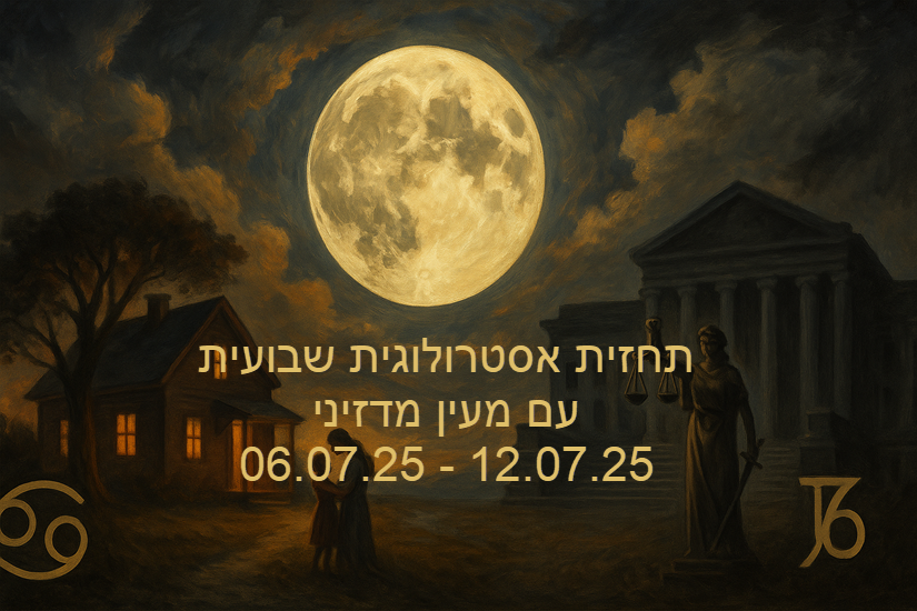 תחזית שבועית 06.07.25