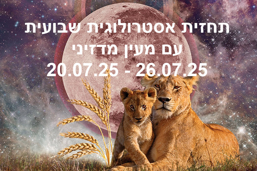 תחזית שבועית 20.07.25