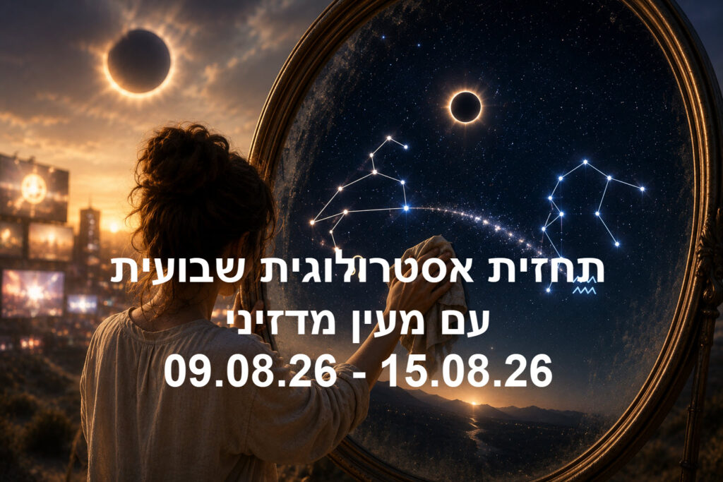 תחזית שבועית 09.08.26